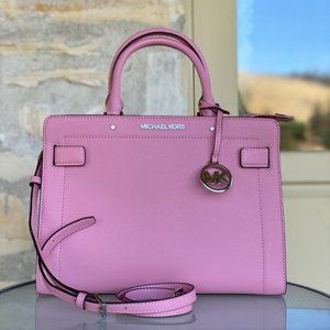 NWT Michael kors Ryan’s md satchel carnation